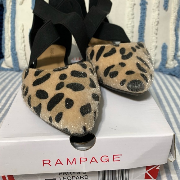 Rampage shoes, leopard:black, size 8 - Picture 2 of 6